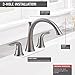 Delta Faucet Lahara 2-Handle Widespread Roman Tub Faucet - Brushed Nickel - Stainless T2738-SS