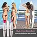 Bikini Trimmer, Medimama Women's Painless Hair Removal, Facial Hair Remover for Woman and Ladies Electric Shaver, 3 in 1 Bikini Razor Kit
