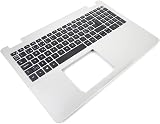 Dell Inspiron 5584 Silver Palmrest NORDIC Keyboard 0DFX5J 0NYJRX Renewed