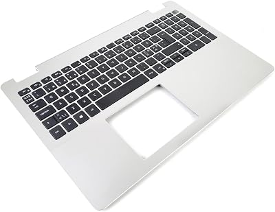 Dell Inspiron 5584 Silver Palmrest NORDIC Keyboard 0DFX5J 0NYJRX Renewed