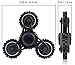 Friendly Fidgets Fidget Spinner Gear Wheel Prime With Fidget Buttons Stress Reducing EDC Tri Spinning Hand Fidget Wheel Toys for Kids and Adults with Anxiety 3+ Minute Spin (Fidget Gear Wheel)