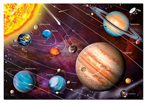 Educa Solar System 14461 Neon Series Jigsaw Puzzle (1000 Piece), One Color