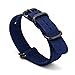 CIVO Heavy Duty G10 Zulu Military Watch Bands Premium Ballistic Nylon Watch Strap 5 White Rings with Stainless Steel Buckle 20mm 22mm 24mm … (Smoke Grey, 24mm)