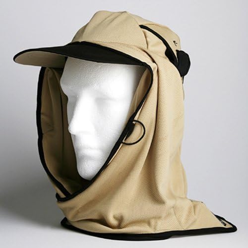Amazon Co Jp 日焼け防止 Uvカットする帽子 紫外線保護指数upf50 フリルネックu T E ポリエステルマイクロメッシュ サンド ファッション
