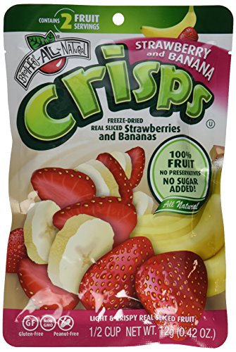 Brothers-all-natural strawberry/banana crisps, 0.42 oz …