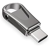 64GB USB C Flash Drive, 2-in-1 OTG USB 3.0 Thumb Drive, Dual USB Memory Stick Pen Drive for Type-C Android Smartphones Tablets and New MacBook Laptop PC PDA Samsung, Black