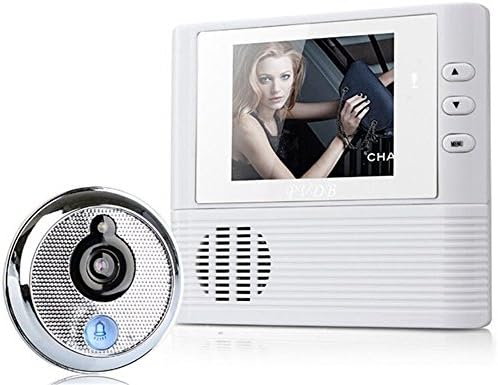 2.8 Inch Screen Wireless Electronic Video Doorbell with Camera Monitor Photographed Door Bell Electronic Visual Cat's Eye Home Security (Photographed Doorbell)