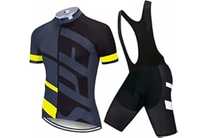 HXTSWGS Men's Cycling Wear Moutain Bike Short Sleeve Set,Men's Cycling Jersey Short Sleeve,Cycling Kit Men