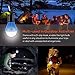Zoojee Studio YG-310 Camping Lights Bulb-4 Pack and 4 Colors (Orange, Blue, Red & Green) Camping Lantern-1.97X4.72 Inch Portable Hanging Tent Lights Bulb, Bateery Powered Lantern