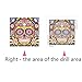 5D DIY Special Shaped Diamond Painting Kit, 15.7X 11.8 Inch Crystal Rhinestone Diamond Embroidery Paintings Pictures Arts Craft for Home Wall Decor