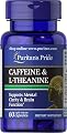 Puritan's Pride Caffeine 50 mg & L-Theanine 100 mg-60 Capsules