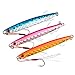 Goture Lead Vertical Jig Saltwater Jigging Lures 0.70 oz-5.29 oz Fishing Lure Artificial Bait (Pack of 3)