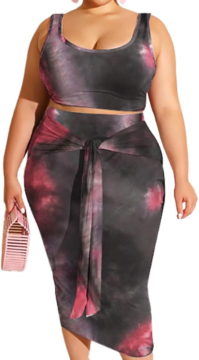 plus size dressy skirt sets