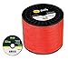 RIO Fly Line Backing, DACRON, 20 lb Test, ORANGE - 100, 200, 250, 300, 400, 600 up to 2400 yds