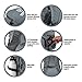 Totalpac - 35L Hiking Daypack Backpack - 11oz - Ripstop Nylon - 11 Pockets - Traveling & Hiking