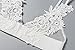 BellisMira Women's Crochet Crop Top Camisole Lace Vest Spaghetti Strap Halter Bralette White, M