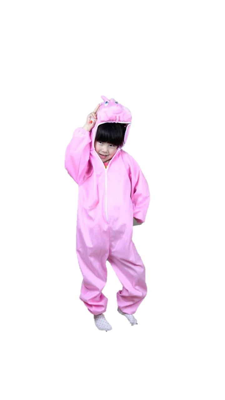 Matissa Kids Animal costumes Boys Girls Unisex Pajamas Fancy Dress outfit Cosplay Children onesies (Pink Bunny, M (kids 90-105 cm tall))