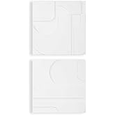 Uttermost 04373 Contours - Wood Wall Decor (Set of 2)-24 Inches Tall and 24 Inches Wide