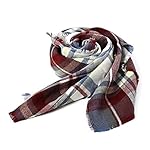 Zando Women's Scarves Fall Fashion Scarfs Soft Plaid Blanket Scarf For Women Winter Shawl Cape Scarf Wrap Zando Women's Scarves Fall Fashion Scarfs Soft Plaid Blanket Scarf For Women Winter Shawl Cape Scarf Wrap