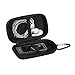 AGPTEK MP3 Player Case, Portable Music Player Case with Metal Carabiner Clip for 1.8 inch MP3 Players, iPod Nano, iPod Shuffle Black