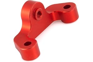 CNszlan Aluminum 7075 Steering Fixed Resistance for LOSI 1/4 Promoto-MX Motorcycle (Red)