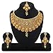 YouBella Jewellery Bollywood Ethnic Gold Plated Traditional Indian Necklace Set with Earrings for Women