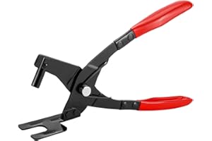 CCHRN Exhaust Hanger Removal Pliers, 38350 Rubber Bracket Separation Pliers with 25 Degree Offset, Heavy-Duty Exhaust Hanger 