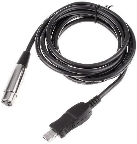 Racksoy Professional 3M USB Male to XLR Female Microphone USB MIC Link Cable