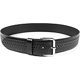 RYNO GEAR BASKET WEAVE LEATHER 1.5" TROUSER DUTY BELT
