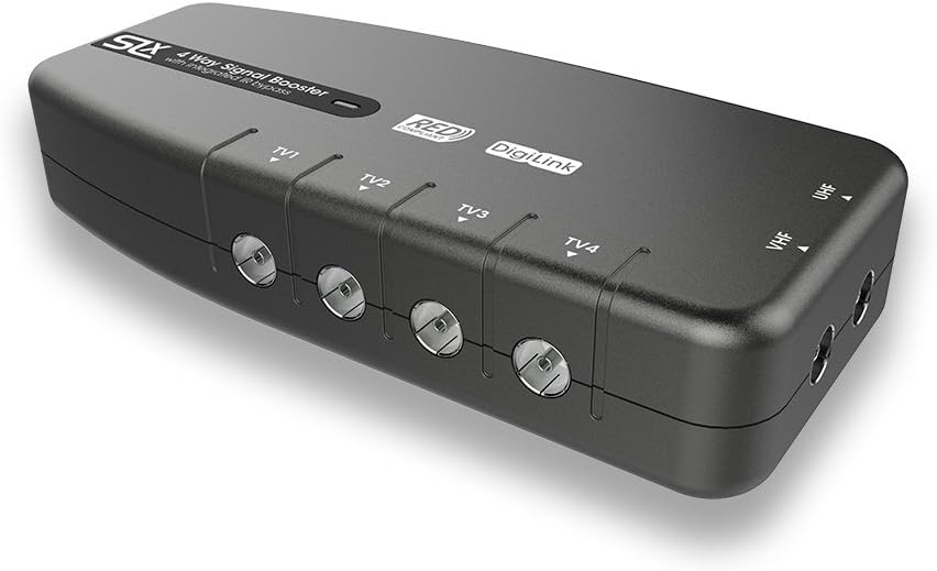 SLx Signal Booster SLx TV Amplifier Four Output 27820BMR Grey