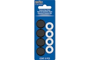 Cruiser Accessories 82650 Black Fastener Caps