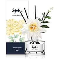 396 st. Dahlia Flower Reed Diffuser, Black Cherry, 200ml(6.7oz) / Reed Diffuser Sets, Scentsy Home Fragrance, Scented Oils, H