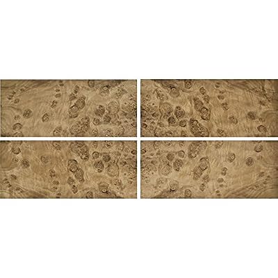 Myrtle Burl Sequenced Matched 4-Way Veneer Pack