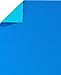 Gaiam Yoga Mat Classic Solid Color Reversible Non Slip Exercise & Fitness Mat for All Types of Yoga, Pilates & Floor Workouts, Ocean/Sky, 4mm
