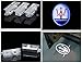 DELEIKA 2017 Maserati LOGO Car door LED logo projector Light ghost shadow light For Quattroporte Ghibli GranTurismo GranCabrio Levante (Ghibli, LOGO:3)