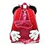 Disney Mickey Minnie Mouse Finger Backpack with a Removable Strap Safety Harness to Prevent Children from Going Missing (Pink Minnie)