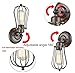 CLAXY Ecopower Light Wire Cage Wall Sconce 2 Pack Industrial Oil Rubbed Bronze Bulb Wall Light