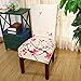 Deisy Dee Stretch Chair Cover Removable Washable for Hotel Dining Room Ceremony Chair Slipcovers Pack of 6