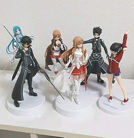 Amazon Sao ソードアートオンライン まとめ Sqキリト アスナ リーファ 桐ヶ谷直葉 アニメ 萌えグッズ 通販