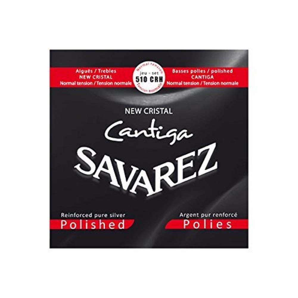 Savarez strings for classical guitar New Cristal Cantiga set standard tension ground 510CRH, set standard tension ground 510CRH