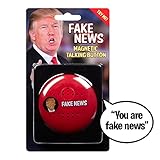 YOU ARE FAKE NEWS Talking Trump Button - Says 7 Fake News Lines in Donald Trump ’s Real Voice - Push Button Whenever You Hear Fake News - Perfect for Office - Funny Gift for Democrat or Republican