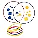 Learning Resources Sorting Circles, Set of 6 Sorting Circles, Venn Diagram, Ages 6+