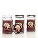 Hosley Set of 3 Baked Apple Scented Mason Jar Candles 11 Ounce Each Ideal Gift for Weddings Special Occasions Spa Reiki Meditation Bathroom Settings O9