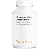 Supersmart - Chrysantellum Americanum 1200mg per Day (High Strength) - Herb Supplement - Known as American Chrysanthemum & Golden Chamomile | Non-GMO & Gluten Free - 90 Vegetarian Capsules