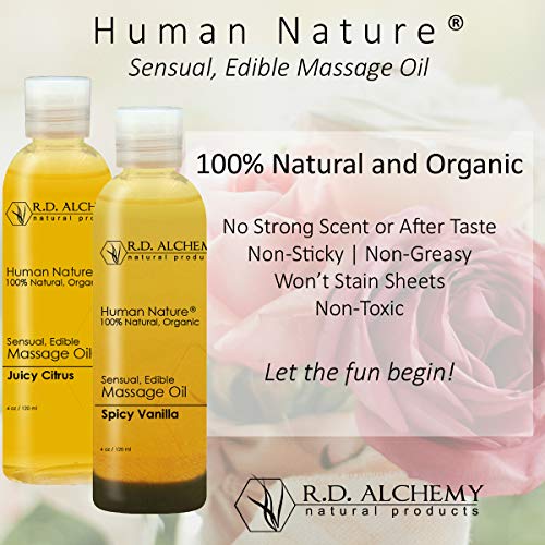 RD Alchemy 100 Natural & Organic Edible Massage Oil Sample Pack
