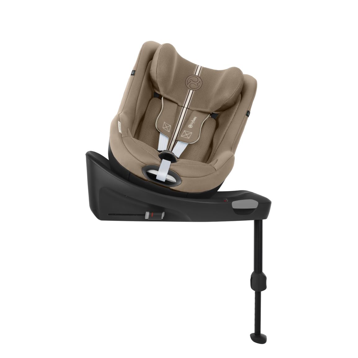 CYBEX Gold Kinder-Autositz Sirona Gi i-Size Plus inkl. Base, Ab ca. 3 Monaten bis 4 Jahre (Ab Geburt mit Neugeboreneneinlage), Max. 20 kg, 61 - 105 cm (Ab 40 cm mit Neugeboreneneinlage), Almond Beige 5