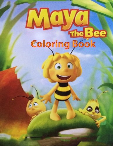 Maya the Bee: Coloring Book for Kids and Adults, Activity Book, Great Starter Book for Children (Coloring Book for Adults Relaxation and for Kids Ages 4-12)