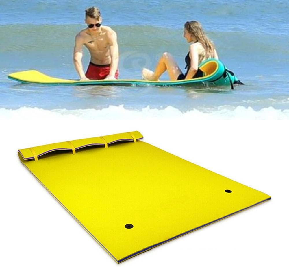 Floating Water Mat, Foam Floats Pad Water Floating Pad with Safe Bungee