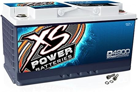 Xs Power D4900 12v i グループ 49 Agm バッテリー 最大アンペア4 000a Ca 1075ah 80 3000w 4000w バイクバッテリー 車 バイク Amazon