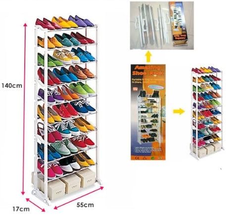 30 Pairs Standing Shoe Rack Stand by erolling by erolling